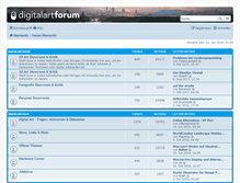 Tablet Screenshot of forum.digitalartforum.de